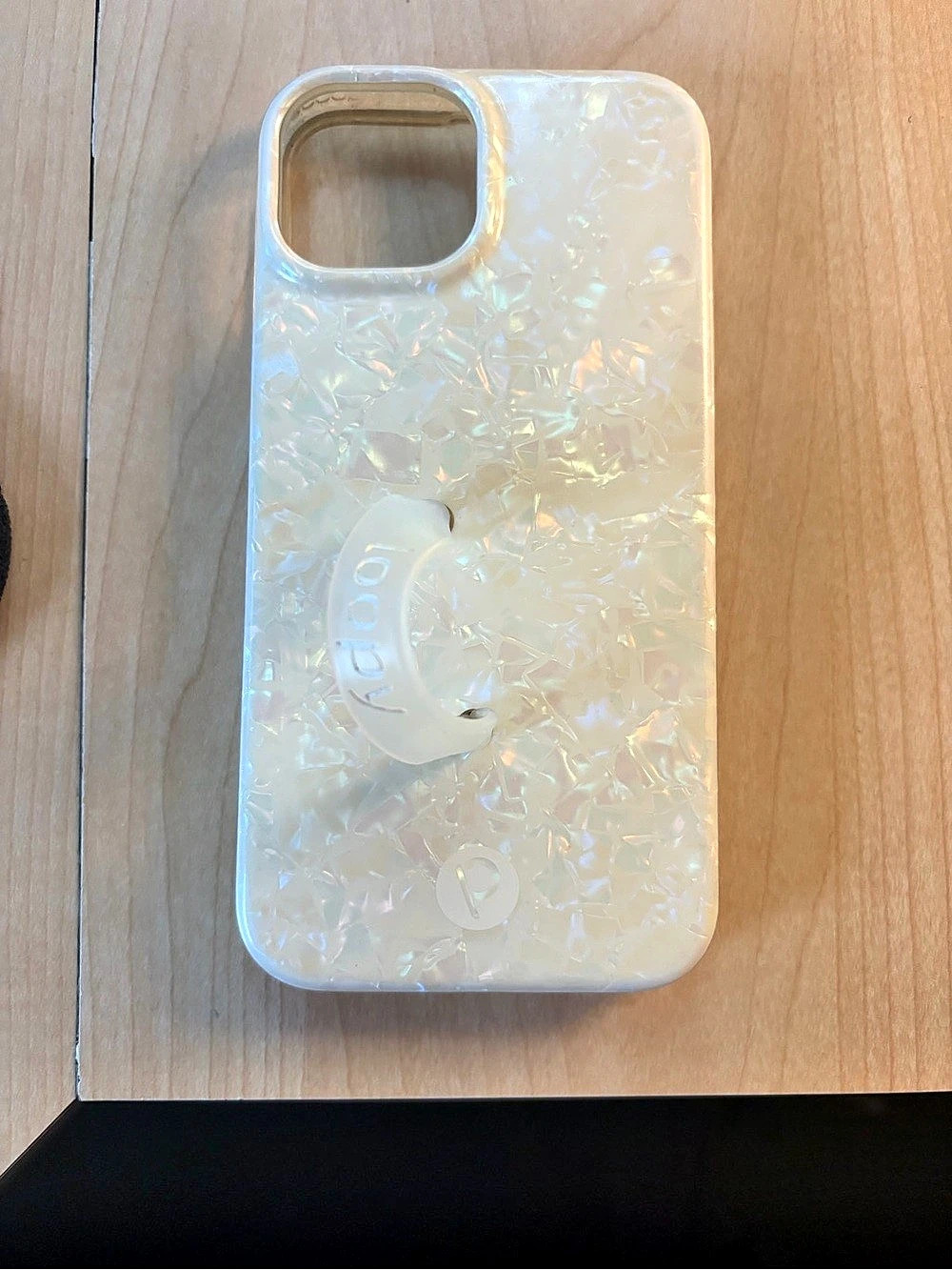 Loopy Pearl Loopy Case Iridescent White Phone Case